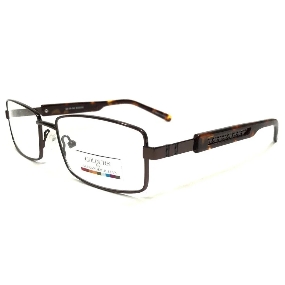 Colours by Alexander Julian Eyeglasses Frames SWANSDOWN Brown Tortoise 54-17-140